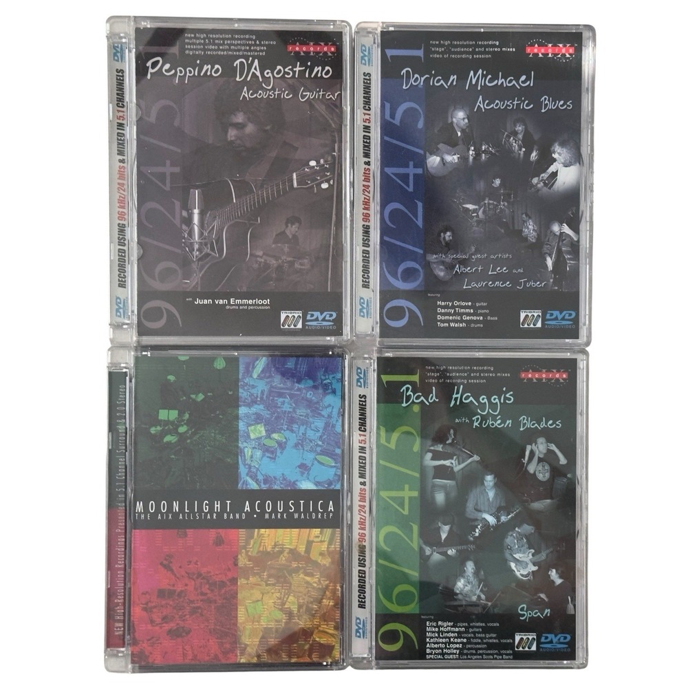 AIX Records Audiophile DVD-Audio Lot 4‎ Peppino D'Agostino Dorian Michael
